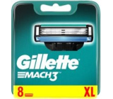 Gillette Mach3 náhradné hlavice 8 kusov, pre mužov