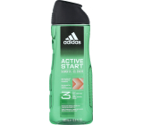 Adidas 3 Active Start sprchový gél na telo a vlasy pre mužov 400 ml