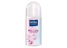 Nivea Pearl & Beauty guličkový antiperspirant dezodorant roll-on pre ženy 50 ml