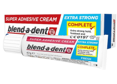 Blend-a-dent Extra Stark Frisch fixační krém pro zubní náhrady, protézy 47 g