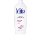 Mitia Silk Satin s kokosovým mlékem tekuté mýdlo náhradní náplň 1 l