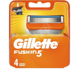 Gillette Fusion5 náhradné hlavice 4 kusy, pre mužov