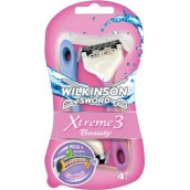 Wilkinson Lady Xtreme 3 Beauty holiaci strojček 3 čepieľky 3 + 1 kusov