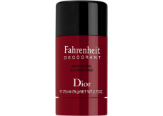Christian Dior Fahrenheit deodorant stick bez alkoholu pre mužov 75 ml