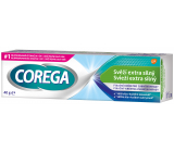Corega Fixačný krém Svieže extra silný pre úplné aj čiastočné zubné náhrady protézy 40 g