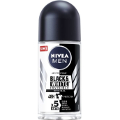 Nivea Men Invisible Black & White Power kuličkový antiperspirant deodorant roll-on 50 ml