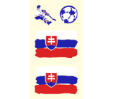 Arch Tetovacie obtlačky na tvár i telo Slovensko vlajka 1 motív