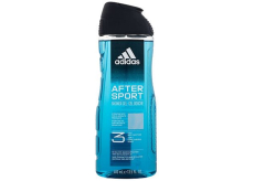 Adidas 3 After Sport sprchový gél na telo a vlasy pre mužov 400 ml