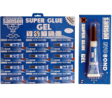 Samson Super Glue gélové sekundové lepidlo modré 12 x 3 g