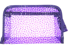 Etue Transparentná kozmetická taška fialová 25 x 16 x 6 cm 1 kus
