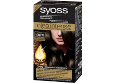 Syoss Oleo Intense Color farba na vlasy bez amoniaku 2-10 Čiernohnedý