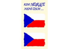 Arch Tetovacie obtlačky na tvár i telo Slovenská vlajka 2 motív