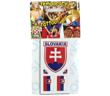Arch Tetovacie obtlačky na tvár i telo Slovensko vlajka 2 motív