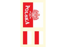 Arch Tetovacie obtlačky na tvár i telo Poľsko vlajka 2 motív