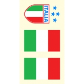 Arch Tetovacie obtlačky na tvár i telo Taliansko vlajka 3 motív