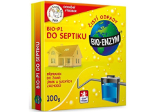 Bio-Enzým Bio-P1 Biologický prípravok do septiku, žumpy, suchého záchodu 100 gk likvidáciu organických nečistôt