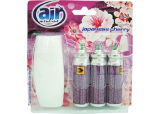 Air menłinu Japanese Cherry Happy Osviežovač vzduchu komplet + náplne 3 x 15 ml sprej