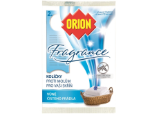 Orion Fragrance Vôňa čistej bielizne závesné kolíčky proti moliam 2 kusy