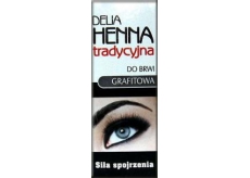 Delia Cosmetics Henna farba na obočie Grafitová 2 g