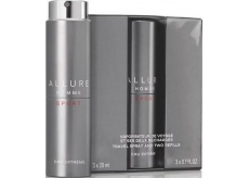 Chanel Allure Homme Sport Eau Extréme Parfumovaná voda pre mužov 2 x 20 ml + 1 x sprej 20 ml
