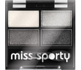Miss Sporty Studio Colour Quattro očné tiene 404 Real Smoky / Smoky Black 3,2 g