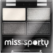 Miss Sporty Studio Colour Quattro očné tiene 404 Real Smoky / Smoky Black 3,2 g
