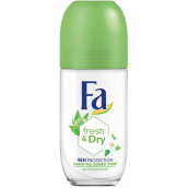 Fa Fresh & Dry Green Tea Sorbet Scent 48h guličkový antiperspirant dezodorant roll-on pre ženy 50 ml