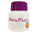 Easy Nails Fast & Fruity odlakovač na nechty s hubkou Broskyňa 50 ml
