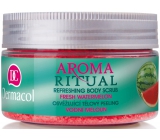 Dermacol Aroma Ritual Vodný melón Osviežujúci telový peeling 200 g Fresh Watermelon