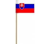 Arch Papierová vlajka slovenský republiky na drievku 42 cm 1 kus