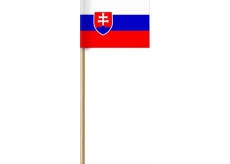 Arch Papierová vlajka slovenský republiky na drievku 42 cm 1 kus