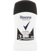 Rexona Invisible On Black + White Clothes antiperspirant deodorant stick pro ženy 50 ml