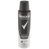 Rexona Men Invisible on Black + White Clothes antiperspirant deodorant sprej pre mužov 150 ml