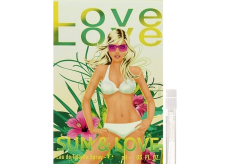 Love Love Sun & Love toaletná voda pre ženy 1,6 ml s rozprašovačom, vialka