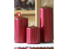 Lima Metal Serie sviečka červená valec 80 x 150 mm 1 kus