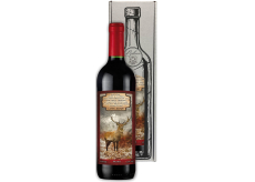 Bohemia Gifts Merlot Poľovnícke víno Lovu zdar červenej darčekovej víno 750 ml