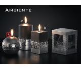 Lima Ambiente sviečka čierna guľa 100 mm 1 kus