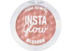 Miss Sporty Insta Glow Blusher tvárenka 001 Luminous Beige 5 g