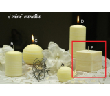 Lima Wellness Vanilka aroma svíčka krychle 65 x 65 mm 1 kus