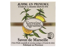 Jeanne en Provence Verveine cédru - Verbena a Citrusové plody tuhé toaletné mydlo 100 g