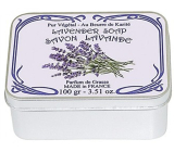 Le Blanc Lavander - Levandule přírodní mýdlo tuhé v krabičce 100 g