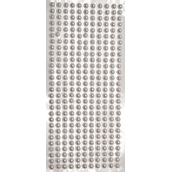 Albi Samolepiace perličky biele 828 kamienkov 4 mm