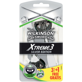 Wilkinson Sword Xtreme 3 Silver Edition holiaci strojček pre mužov 4 kusy