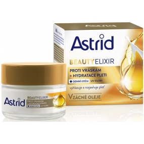 Astrid Beauty Elixir Hydratačný denný krém proti vráskam s UV filtrami 50 ml