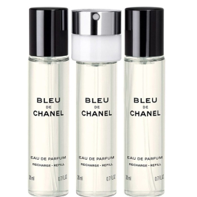 Chanel Bleu de Chanel toaletná voda pre mužov 3 x 20 ml náplň