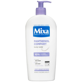 Mixa Panthenol Comfort upokojujúce telové mlieko pre pokožku so sklonom k atopii 400 ml