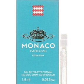 Monaco L Eau Azur toaletná voda pre mužov 1,5 ml s rozprašovačom, vialka