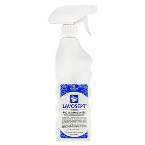 Lavosept Citron dezinfekcia kože roztok pre profesionálne použitie viac ako 75% alkoholu 500 ml rozprašovač