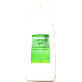 Lavosept Natur dezinfekcia kože gél pre profesionálne použitie viac ako 75% alkoholu 1 l náhradná náplň