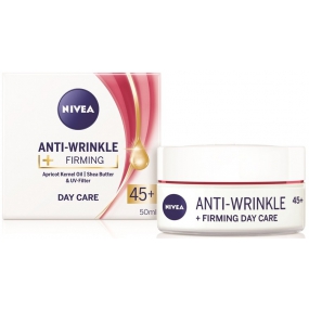 Nivea Anti-Wrinkle + Firming 45+ Spevňujúci denný krém proti vráskam 50 ml